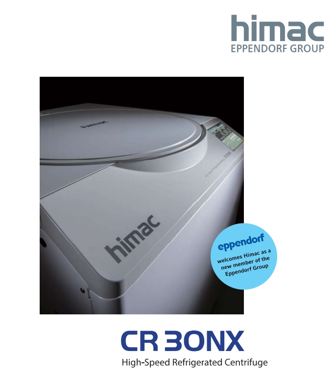 99cybermondayCR30Nx高速冷凍離心機說明書